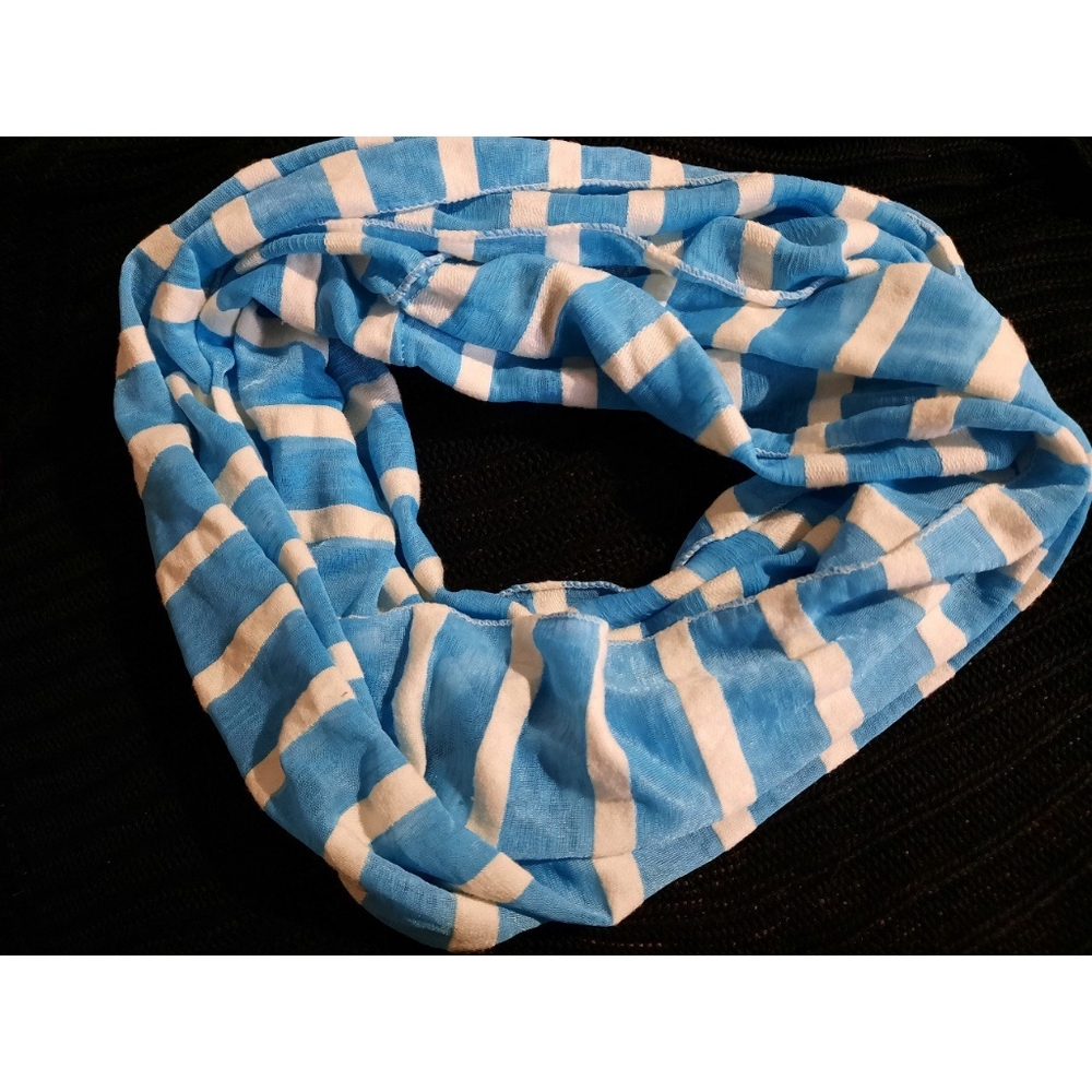 Y2k Justice Striped Scarf